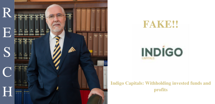 Indigo Capitals: Fake trading with unregulated broker Indigo Capitals: Refused payout after Forex trading
