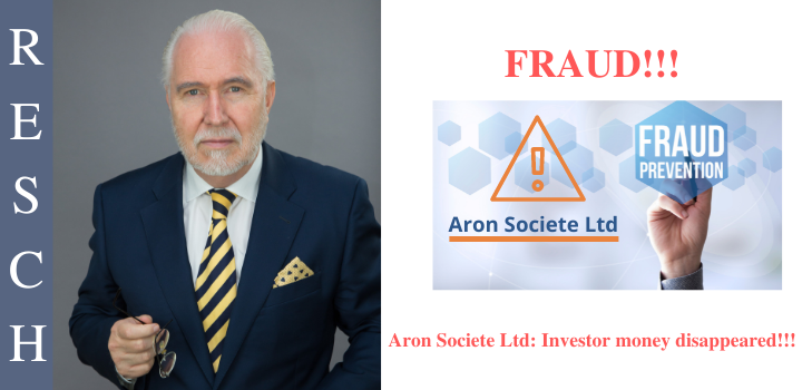 Aron Societe Ltd: Attention, investment fraud!