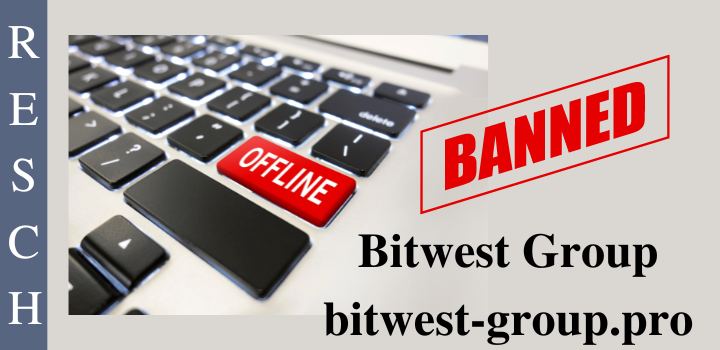 The website - bitwest-group.pro - is unregulated and unlicensed