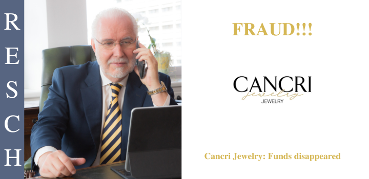 Cancri Jewelry: Investments misappropriated