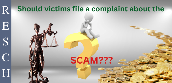 How do I report a scam? Investment fraud complaint