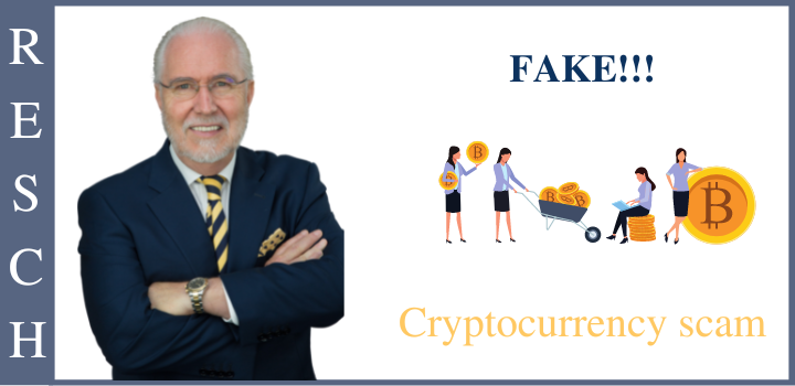 Cryptocurrency scam Cryptocurrency Bitcoin scam