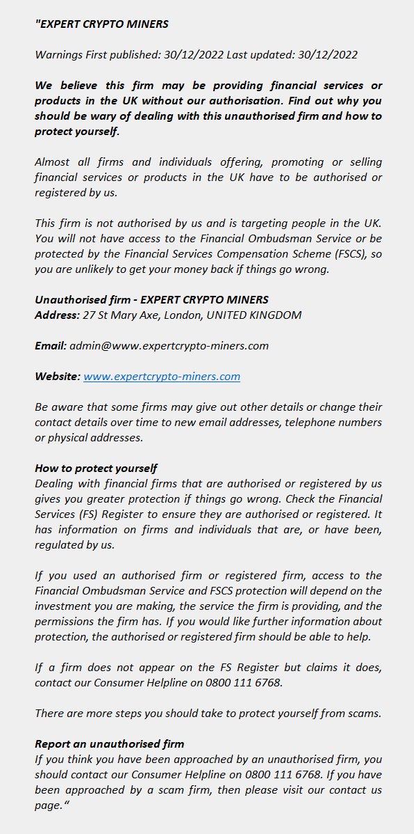 expertcrypto-miners.com – EXPERT CRYPTO MINERS