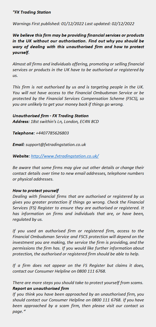 fxtradingstation.co.uk – FX TRADING STATION