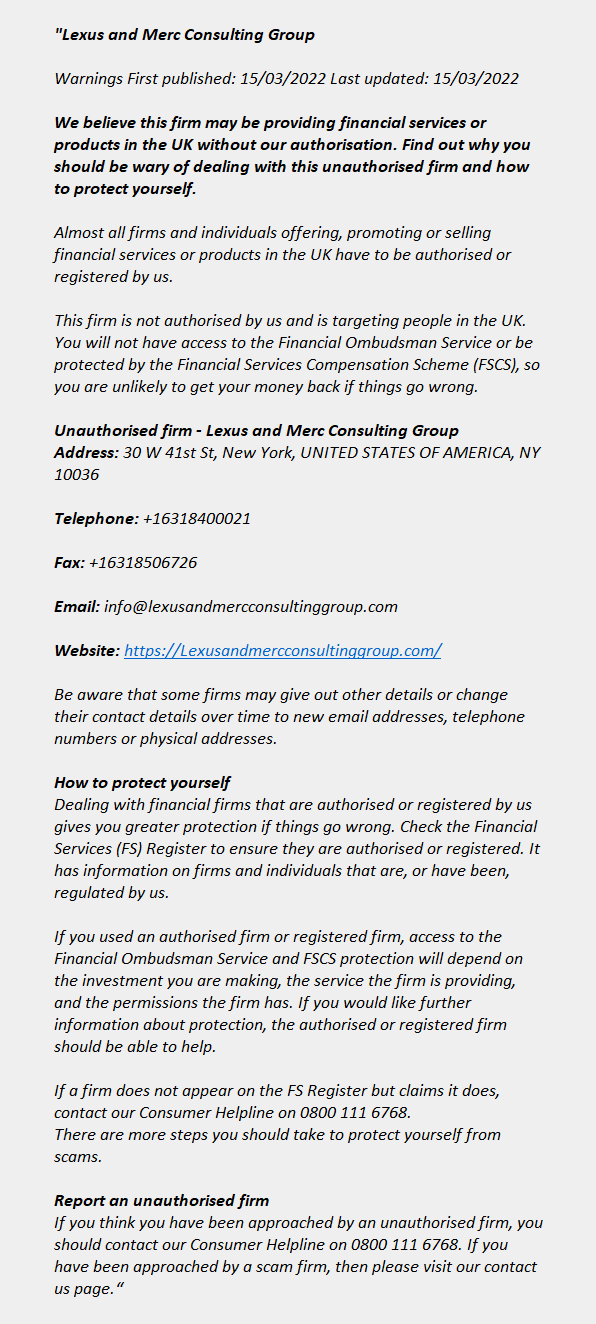 Lexusandmercconsultinggroup.com - LEXUS AND MERC CONSULTING GROUP