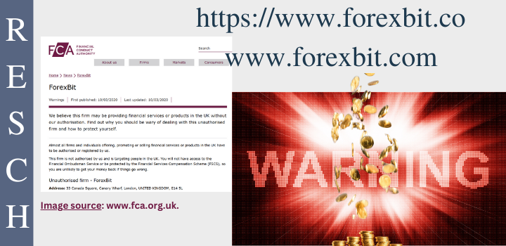 Forexbit: Forex broker without license Forexbit: Operating company not registered