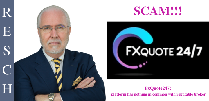FxQuote247: Fake online broker and miner FxQuote247: No payout after forex trading