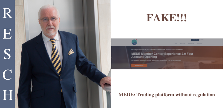 MEDE: Bad experience with online broker MEDE: Trading Platform Fraud