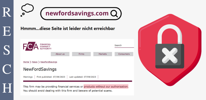 NewFordSavings: FCA warning! NewFordSavings: Unauthorised firm