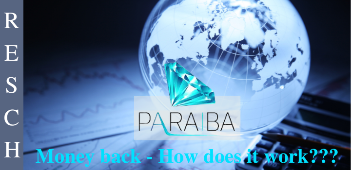 Paraiba World - Money back - Experience Paraiba World - Follow the money