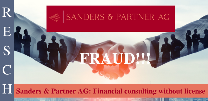Sanders & Partner AG: Fraud with company headquarters