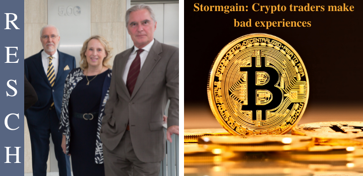 Stormgain: Crypto traders make bad experiences Stormgain: Investment fraud by crypto broker