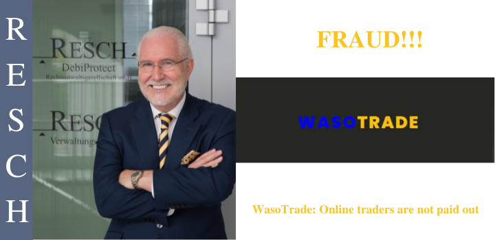 WasoTrade: Fraudulent trading platform WasoTrade: Trading only faked